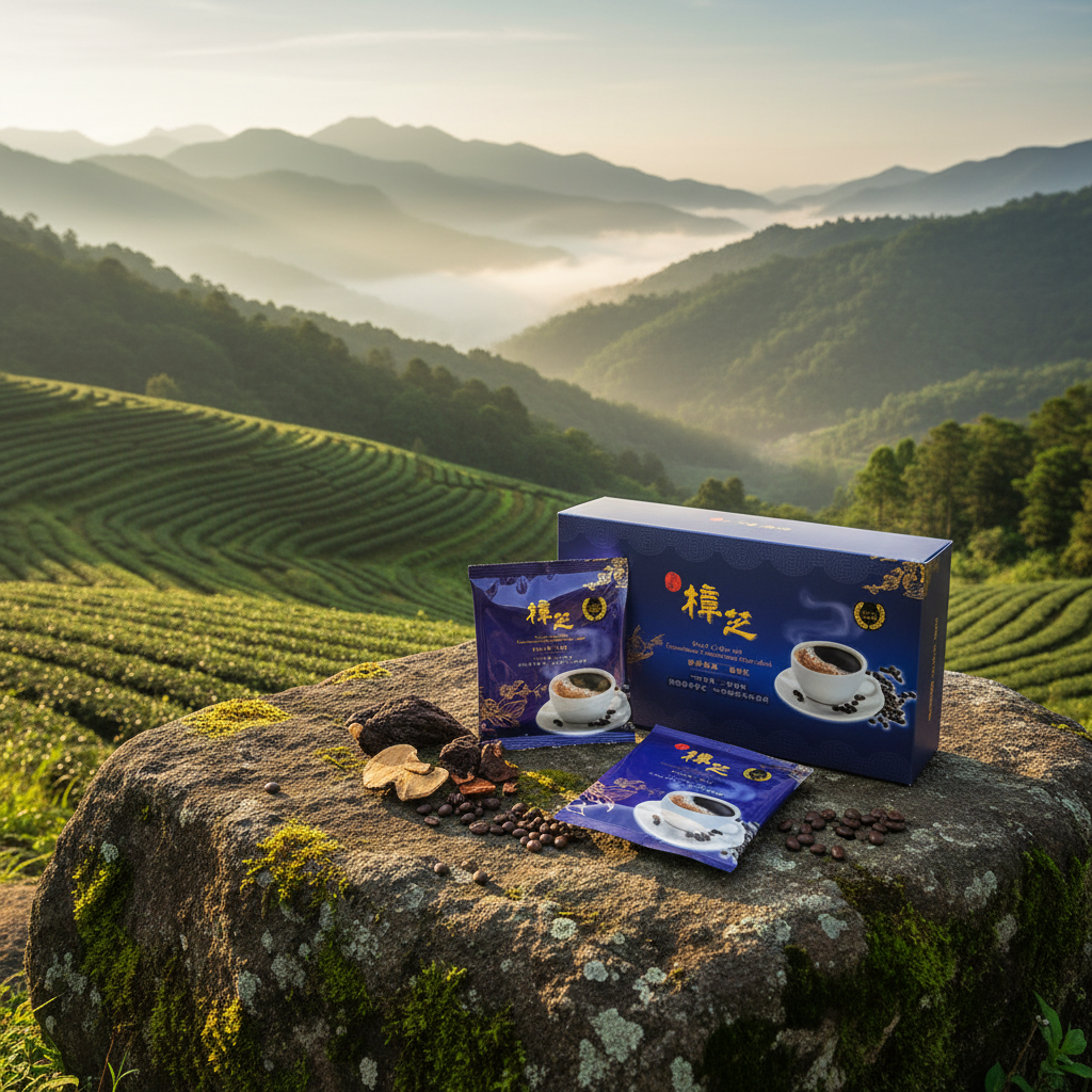 樟芝掛耳咖啡－台灣山林茶園自然背景